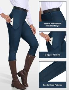 Pantalones de Montar a Caballo Elásticos de Primera Calidad, Transpirables, Cómodos, Antideslizantes - Product Image 3