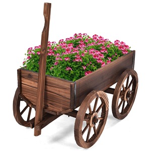 Bac à légumes surélevé en métal noir avec design ondulé pour la plantation en extérieur et la culture de légumes - Product Image 4