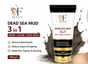 Dead Sea Mud Scrub Face Wash | Blackhead Removal, Anti-Ageing Natural Deep Cleansing <b>Black</b> <b>Head</b> <b>Remover</b> - Product Image 5