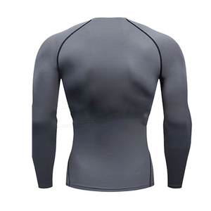 Camiseta de Protección Solar para Hombre, de Manga Larga, Secado Rápido, Protección UV, Elástica, para Natación, Surf, Playa, Deportes Acuáticos, Transpirable, para Entrenamiento - Product Image 2