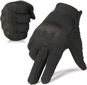 Gants de moto antidérapants à doigts entiers, compatibles écran tactile, en PU, avec sangle de poignet réglable, unisexe, pour usage extérieur - Product Image 4
