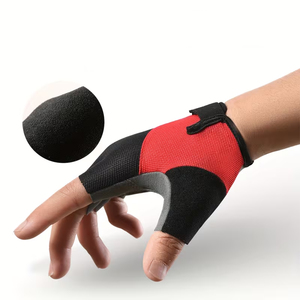 Guantes de Ciclismo Unisex Personalizados para Deportes al Aire Libre, Medios Dedos, Flexibles, Ligeros, para Ciclismo de Carretera, con Dos Lazos para los Dedos Pequeños - Product Image 3