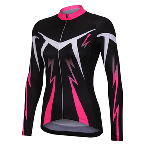 Maillot de cyclisme unisexe WARPRO INDUSTRY en latex rouge à manches longues, antidérapant, séchage rapide, 220g, motif géométrique, fermeture éclair intégrale, nom personnalisé - Product Image 4