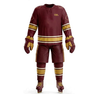 Uniforme de hockey sur glace moderne avec tissu extensible léger conçu pour l'entraînement, les compétitions et les activités sportives - Product Image 1