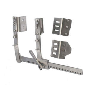 Ensemble d'instruments en acier inoxydable SurgiRight : Écarteur de côtes à 2 lames de qualité supérieure, rétracteur Burford Finochietto, 10 à 12 pouces - Product Image 5