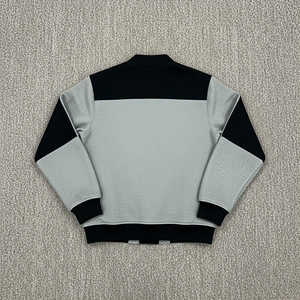 Veste bomber varsity pour homme grande taille personnalisée, imperméable, coupe-vent, respirante, anti-UV, 100% toile de laine - Product Image 2