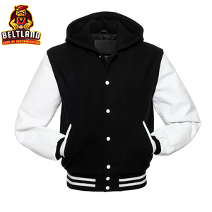 Veste universitaire personnalisée pour homme, qualité supérieure, manches en laine et cuir, personnalisez avec votre propre logo et marque - Product Image 1