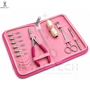 Servicio OEM ODM, Kit Profesional de Extensiones de Cabello Rosa para Estilistas, con Estuche Organizador Portátil para Salón y Precio al por Mayor - Product Image 2
