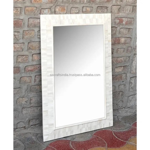 Suministro directo de fábrica, espejo con incrustaciones de hueso de diseño moderno hecho a medida para decoración de pared elegante, hogares, oficinas, cantidad a granel disponible - Product Image 3