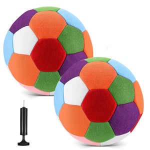 Arqen Industries Soft Foam Lightweight Customizable Kids Padded <b>Soccer</b> Ball Colors Unisex Design Personalized Logo Indoor - Product Image 1