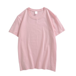 BD China Factory OEM Customized Logo Embroidery Heavyweight Solid Color Round Neck Short Sleeve Summer Casual Men Basic T Shirt - Product Image 5