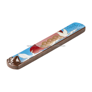 ที่ดักเถ้าไม้พิมพ์ลายเคลือบสำหรับตกแต่งบ้านมีกลิ่นหอม - Product Image 1