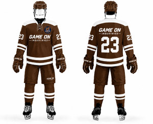 Maillots de hockey sur glace de qualité supérieure à prix abordable, faible MOQ, vêtements d'équipe personnalisés, commande en gros, fournisseur, adulte, 100% polyester, séchage rapide - Product Image 1