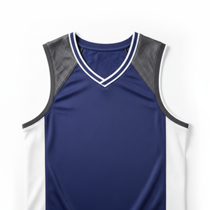 Camiseta de Baloncesto sin Mangas para Hombre, Transpirable, 100% Poliéster, Personalizable con Nombre y Números del Equipo en la Parte Delantera - Product Image 1
