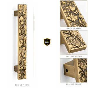 Main <b>Door</b> Handle SAND Design With Matte Antique Finish For Residential Entrance <b>Doors</b> Interior And Architectural Hardware - Product Image 1