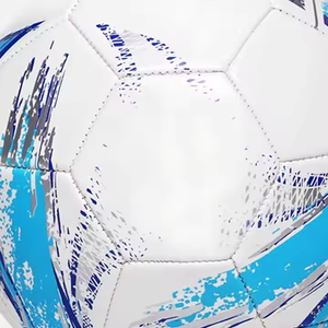 Durable Football Custom Logo Manufacturer customized logo printing sports pakistani Soccer Ball Size 5 <b>Machine</b> <b>Stitched</b> - Product Image 3