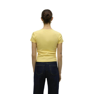 Camiseta de Verano Casual de Manga Corta con Cuello Redondo, 100% Algodón Ecológico, Transpirable y de Secado Rápido para Mujer - Product Image 2