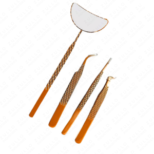 Pinzas para Pestañas de Acero Inoxidable con Punta de Diamante de Dos Tonos, Punta Puntiaguda para Volumen, Herramienta Profesional para Extensión de Pestañas - Product Image 4