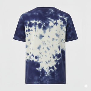Camiseta de estilo urbano para hombre, 100% algodón, estampado tie-dye, manga corta, corte regular, ropa casual, fabricante mayorista OEM de Pakistán - Product Image 2