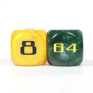 Cubo de Dobleación de Backgammon para Torneos con Esquinas Cuadradas, Dados de Ludo al por Mayor, Cubo de Dobleación de Backgammon AL MALIK CRAFT - Product Image 5