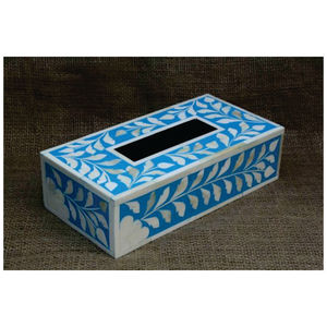 Boîte à mouchoirs décorative en bois découpée au laser avec logo personnalisé, rectangulaire, pour la maison et l'hôtel - Product Image 6