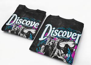 T-shirt graphique surdimensionné vintage personnalisé, découvrez Impex Streetwear, tee-shirt imprimé en coton unisexe - Product Image 4