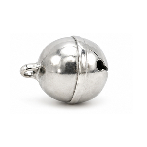 Cloche de chasse durable en alliage de zinc argenté de qualité supérieure, cloches de fauconnerie de 20 mm, style minimaliste, utilisation toutes saisons, cloches de chasse et de fauconnerie - Product Image 3
