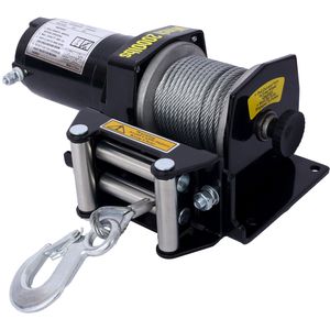 12V elettrico ATV/UTV verricello con 2000lb capacità impermeabile Off-Road cavo in acciaio argano per rimorchio - Product Image 2