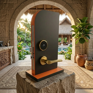 Sistema de Control de Acceso con Tarjeta Electrónica Inteligente para Hoteles, Resorts y Habitaciones, Acabado Dorado de Lujo, Cerradura Digital Segura para Hotel - Product Image 1