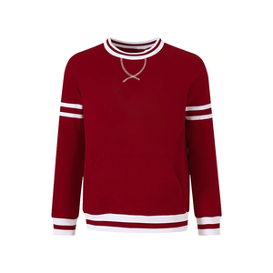 Sudadera personalizada Morehouse Maroon con bolsillo y cuello redondo para tiendas universitarias, pedidos al por mayor para compradores B2B y universitarios - Product Image 1