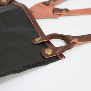 Delantal de cuero de vaca resistente al calor, delantal de soldadura de cuero partido, delantal de soldadura de cuero partido de alta resistencia personalizado, delantal de cuero - Product Image 6