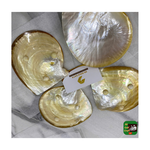 Plateau artisanal en nacre, plat de service pour caviar, plat de service en nacre, plat à caviar, assiette en coquillage - Product Image 4
