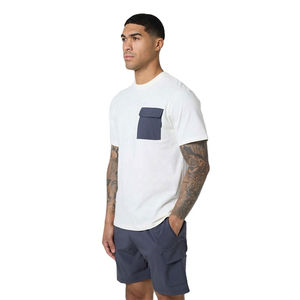 Conjuntos de verano para hombre de alta calidad, 100% algodón orgánico, a la moda, con diseño personalizado impreso, camisa y pantalones cortos para hombre. - Product Image 6