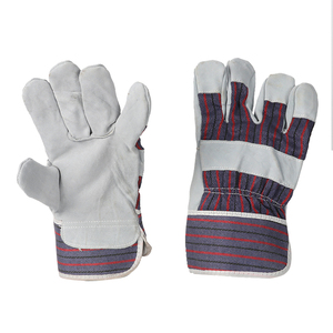 Gants de travail en cuir robustes pour la soudure, résistants à la chaleur et au feu, avec manchette longue, protection des mains pour la chasse LGW-0039F - Product Image 1