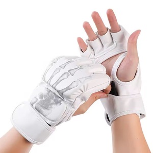 ถุงมือฝึกซ้อมมวย MMA แบบครึ่งนิ้ว หนัง PU คุณภาพสูงสั่งทำพิเศษ ถุงมือ UFC MMA - Product Image 6