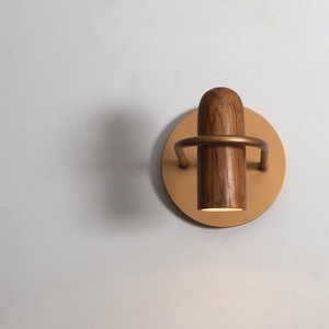 Modern wood <b>wall</b> <b>sconce</b> Nordic LED <b>wall</b> lamp minimalist bedside <b>lighting</b> luxury wooden <b>wall</b> light contemporary indoor - Product Image 1