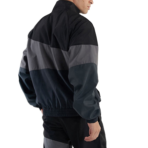 Ensemble de survêtement coupe-vent pour homme personnalisable en gros, coupe décontractée, respirant, en nylon, couleur unie, idéal pour l'été - Product Image 3