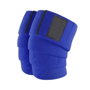Genouillère tricotée respirante à compression, manchon de soutien et de protection toutes saisons, fermeture à enfiler - Product Image 3