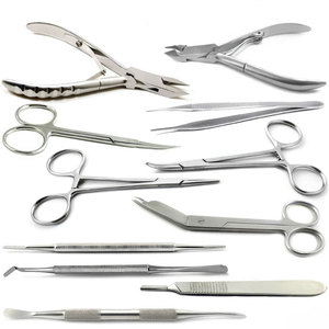 Ensemble d'instruments chirurgicaux avancés en acier inoxydable pour l'extraction des ongles, 11 pièces, pour les soins de podologie professionnels - Product Image 1