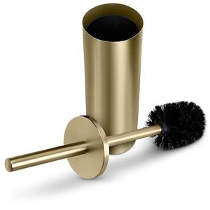 Porte-brosse de toilette en acier inoxydable de qualité supérieure, plaqué or, accessoire de salle de bain de luxe, décoration élégante pour la maison, l'hôtel et la salle de bain moderne - Product Image 2