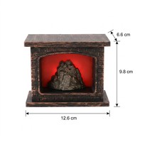 Lampe décorative à effet de flamme LED, lumière de feu réaliste, lumière d'ambiance de table pour la maison, fête, décoration de Noël
