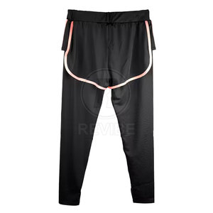 Leggings de yoga 2-en-1 en polyester et coton tricoté, respirants, taille mi-haute, design personnalisé, style unique et couleurs et tailles sur mesure - Product Image 2