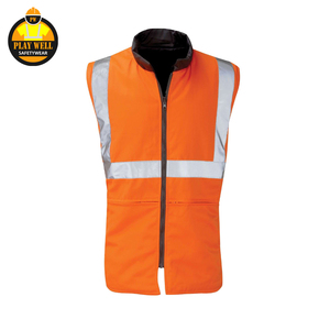 Veste polaire chaude pour hommes, haute visibilité, réfléchissante, vêtement de travail, gilet chauffant d'hiver, haute visibilité, réfléchissant - Product Image 6