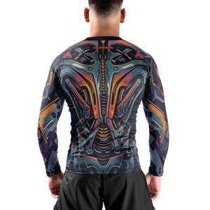 Camisetas de Compresión para Gimnasio, Manga Larga, Personalizadas, Rashguard de BJJ, Rash Guard Sublimado para Hombre, MMA, Novedad 2026 - Product Image 3