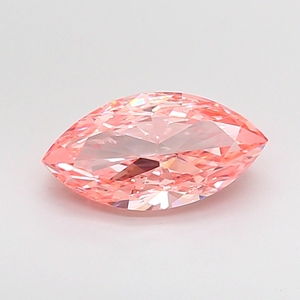 Diamant de laboratoire 1,9 carats rose vif fantaisie, taille marquise modifiée, pureté VVS2, certifié IGI, couleur D-F, pureté VVS-VS, personnalisé KEYUR - Product Image 1