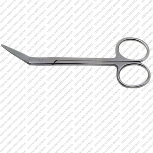 กรรไกรตัดม่านตาขนาดเล็กแบบโค้งงอ 4.5 นิ้ว คม/คมมาก กรรไกรผ่าตัดจักษุแพทย์ สแตนเลสสตีล กรรไกรผ่าตัดทางการแพทย์ CE - Product Image 3