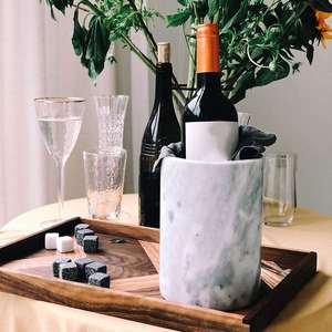 Cubo de Hielo para Vino y Champán de Resina con Acabado Brillante, Diseño en Espiral, Temática Artística, para Servir en Casa, Hotel o Fiestas, con Patrón Decorativo - Product Image 2