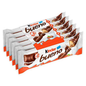 Barras de chocolate Kinder Bueno para regalar, fiestas y fines promocionales al por mayor - Product Image 6
