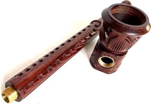 New Wood Smoke Pipe <b>Walnut</b> Tobacco Pipe - Product Image 2