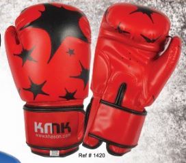 Gants de boxe en cuir PU imperméable avec logo personnalisé pour l'entraînement au Muay Thai, 10 oz et 16 oz - Product Image 2